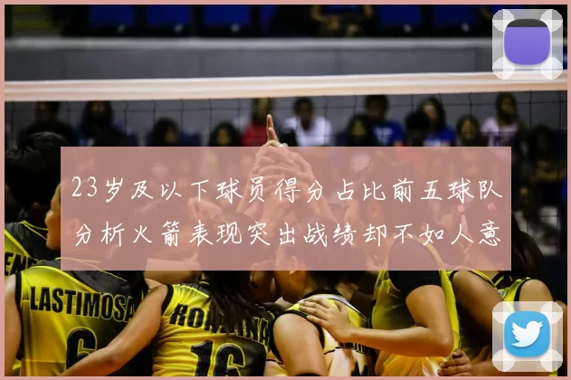23岁及以下球员得分占比前五球队分析火箭表现突出战绩却不如人意