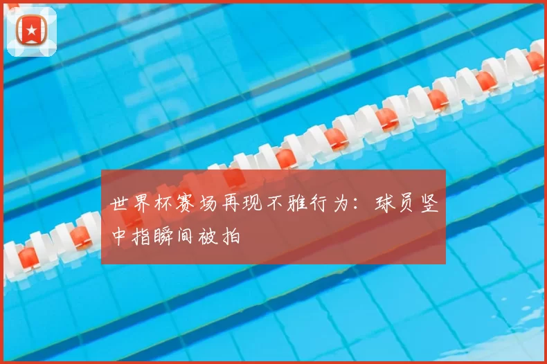世界杯赛场再现不雅行为：球员竖中指瞬间被拍